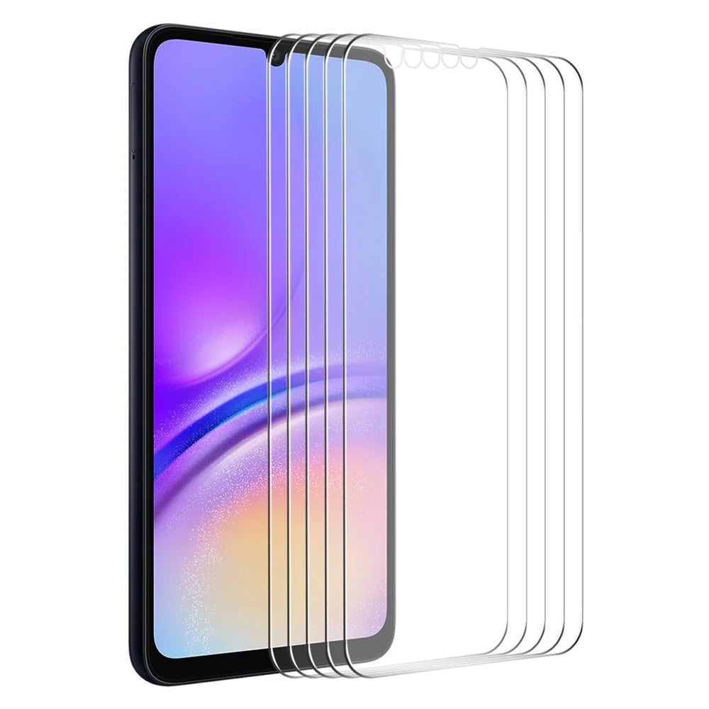 ENKAY HAT PRINCE 5Pcs for Samsung Galaxy A05 4G High Aluminium-silicon Glass Film 0.26mm 2.5D Clear Screen Protector - 1