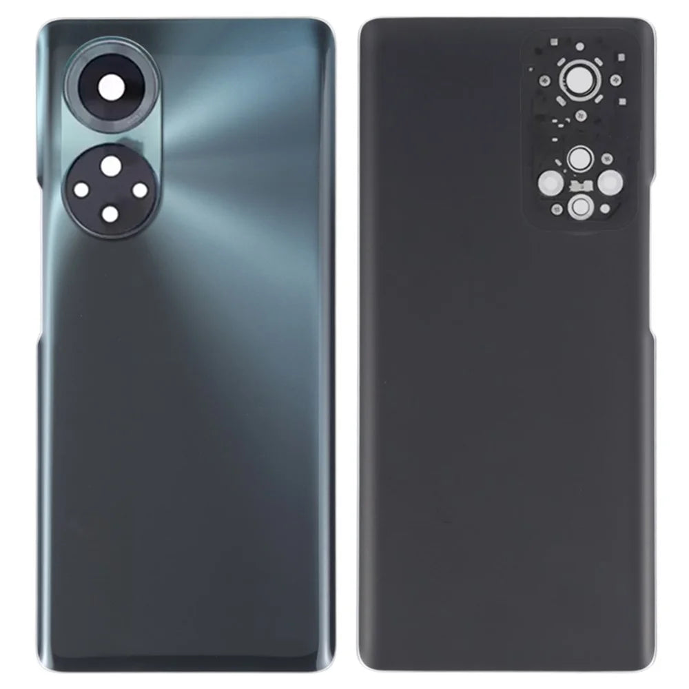 For Honor 50 Pro Housing Battery Door Back Cover with Camera Ring Cover Phone Parts (without Logo) - Green - 1