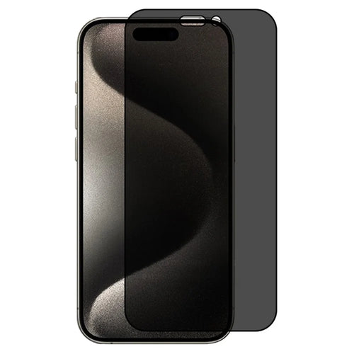 RURIHAI For iPhone 15 Plus Phone Full Screen Protector 360-Degree Anti-Spy High Aluminum-silicon Glass Screen Film - 1