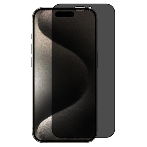 RURIHAI For iPhone 15 Plus Phone Full Screen Protector 360-Degree Anti-Spy High Aluminum-silicon Glass Screen Film - 1