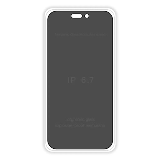 RURIHAI For iPhone 15 Plus Phone Full Screen Protector 360-Degree Anti-Spy High Aluminum-silicon Glass Screen Film - 2