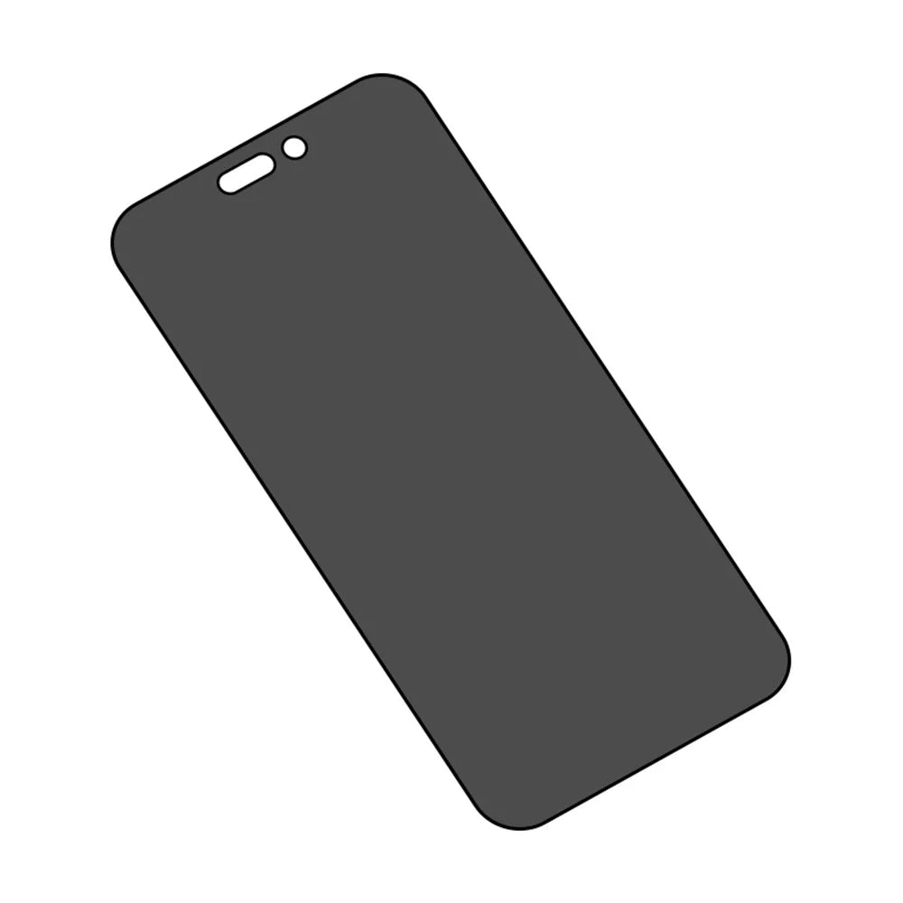RURIHAI For iPhone 15 Plus Phone Full Screen Protector 360-Degree Anti-Spy High Aluminum-silicon Glass Screen Film - 5