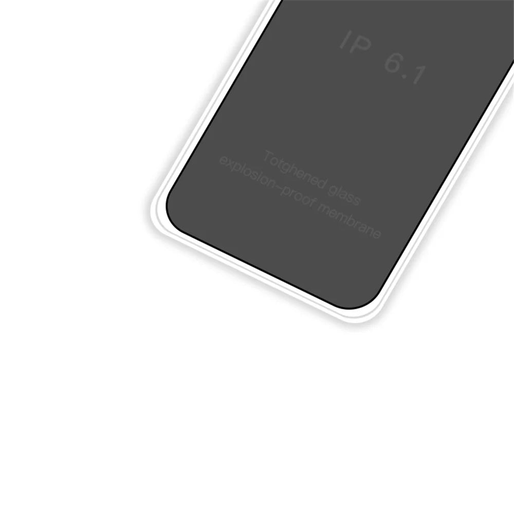 RURIHAI For iPhone 15 Screen Protector 360-Degree Anti-Spy 0.26mm 2.5D High Aluminum-silicon Glass Phone Screen Film - 7