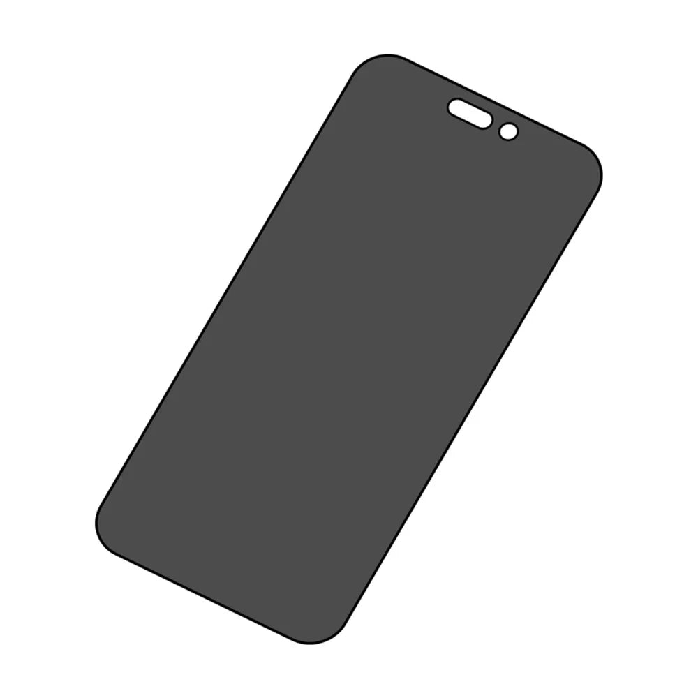 RURIHAI For iPhone 15 Pro Phone Screen Protector Anti-fingerprint Anti-Spy Full Screen Film - 4