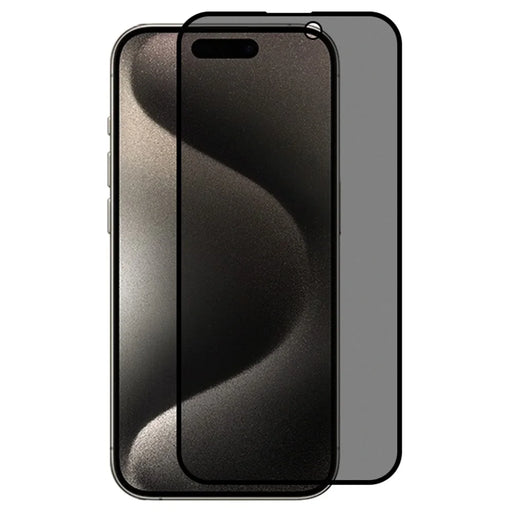 RURIHAI For iPhone 15 Pro Screen Film AG Matte High Aluminum-silicone Glass Anti-spy Screen Protector - 1