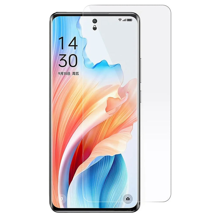 For Oppo A79 5G / A2 5G Screen Protector 0.3mm Arc Edge Anti-scratch Tempered Glass Phone Screen Film - 1