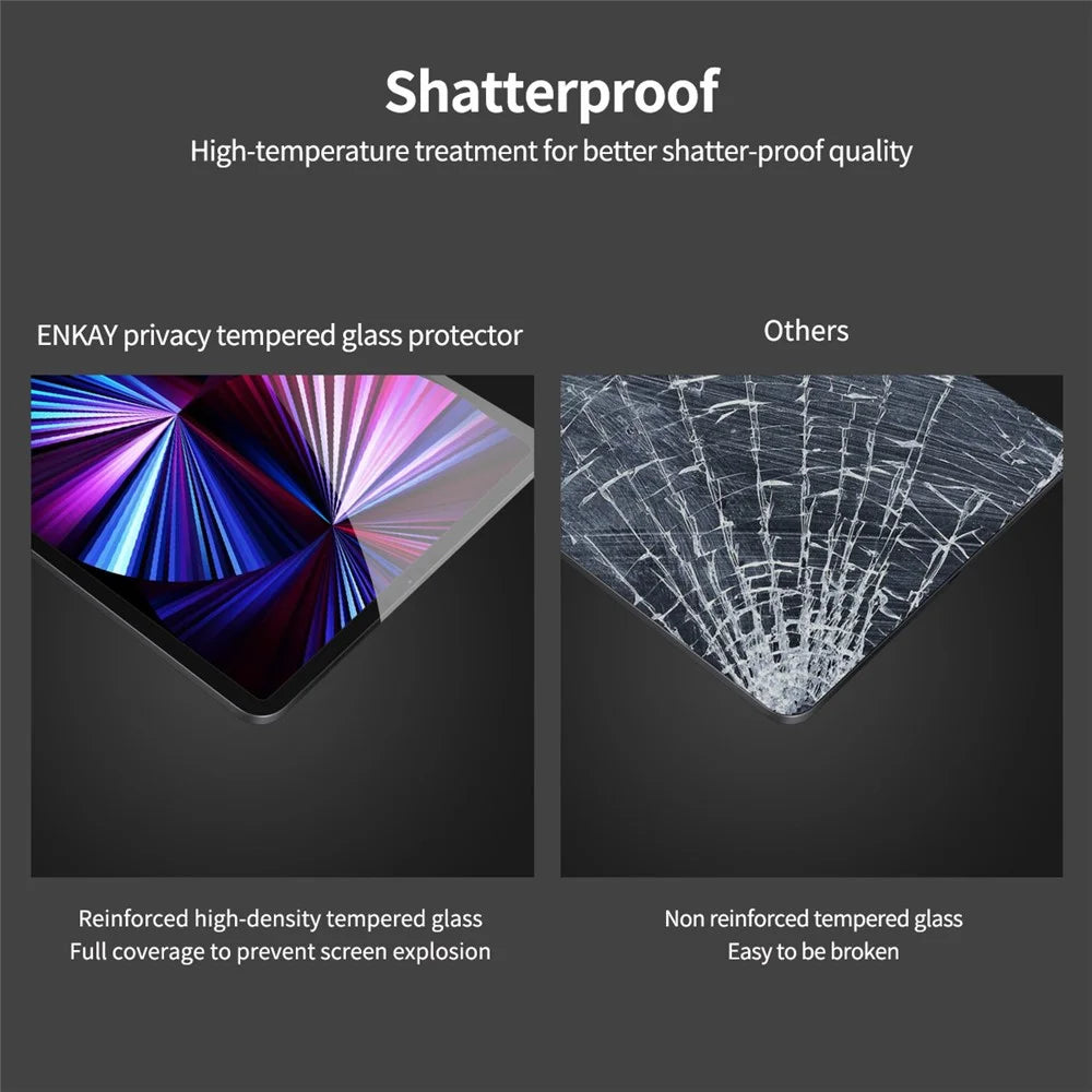 ENKAY HAT PRINCE For iPad Air 10.5 inch (2019) / Pro 10.5-inch (2017) Anti-Spy Tempered Glass 0.33mm Screen Protector - 5