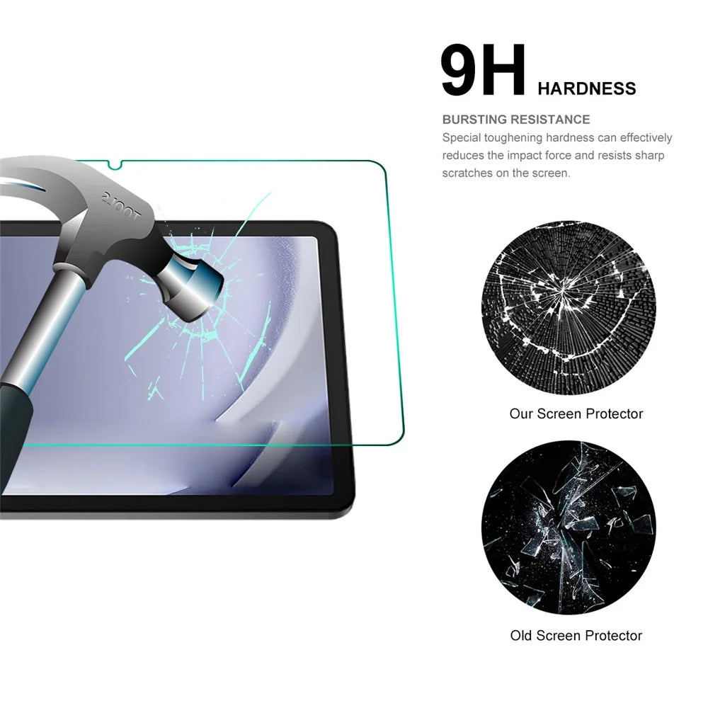 ENKAY HAT PRINCE For Samsung Galaxy Tab A9+ 9H 2.5D Tablet Screen Protector Scratch-resistant 0.33mm High Aluminium-silicon Glass Film - 4