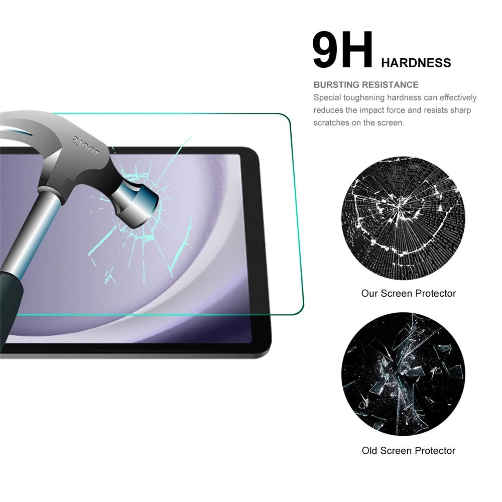 ENKAY HAT PRINCE For Samsung Galaxy Tab A11 / A9 0.33mm Tablet Screen Protector Anti-scratch 9H 2.5D High Aluminium-silicon Glass Film - 4