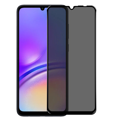 NORTHJO A+ For Samsung Galaxy A05s 4G / A05 4G Anti-Spy Screen Protector 0.3mm 2.5D Silk Printing Film - Black - 1