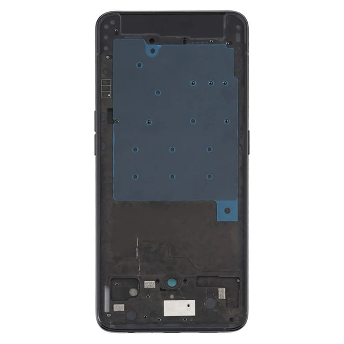 For Oppo Reno / Reno 5G Phone Middle Plate Frame Repair Part (A-Side) (without Logo) - Black - 2