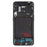 For Oppo Reno / Reno 5G Phone Middle Plate Frame Repair Part (A-Side) (without Logo) - Black - 3