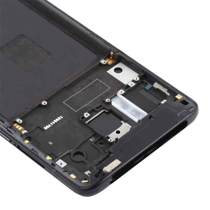 For Oppo Reno / Reno 5G Phone Middle Plate Frame Repair Part (A-Side) (without Logo) - Black - 4