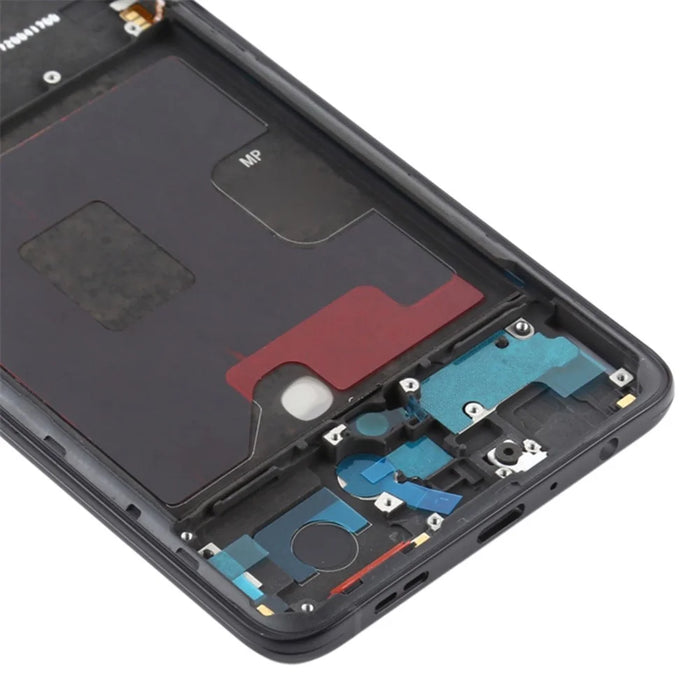 For Oppo Reno / Reno 5G Phone Middle Plate Frame Repair Part (A-Side) (without Logo) - Black - 5