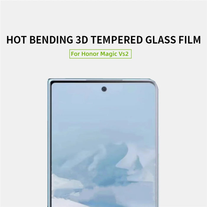 MOFI For Honor Magic Vs2 5G Hot Bending Tempered Glass 3D Curved Full Glue Screen Protector - 3