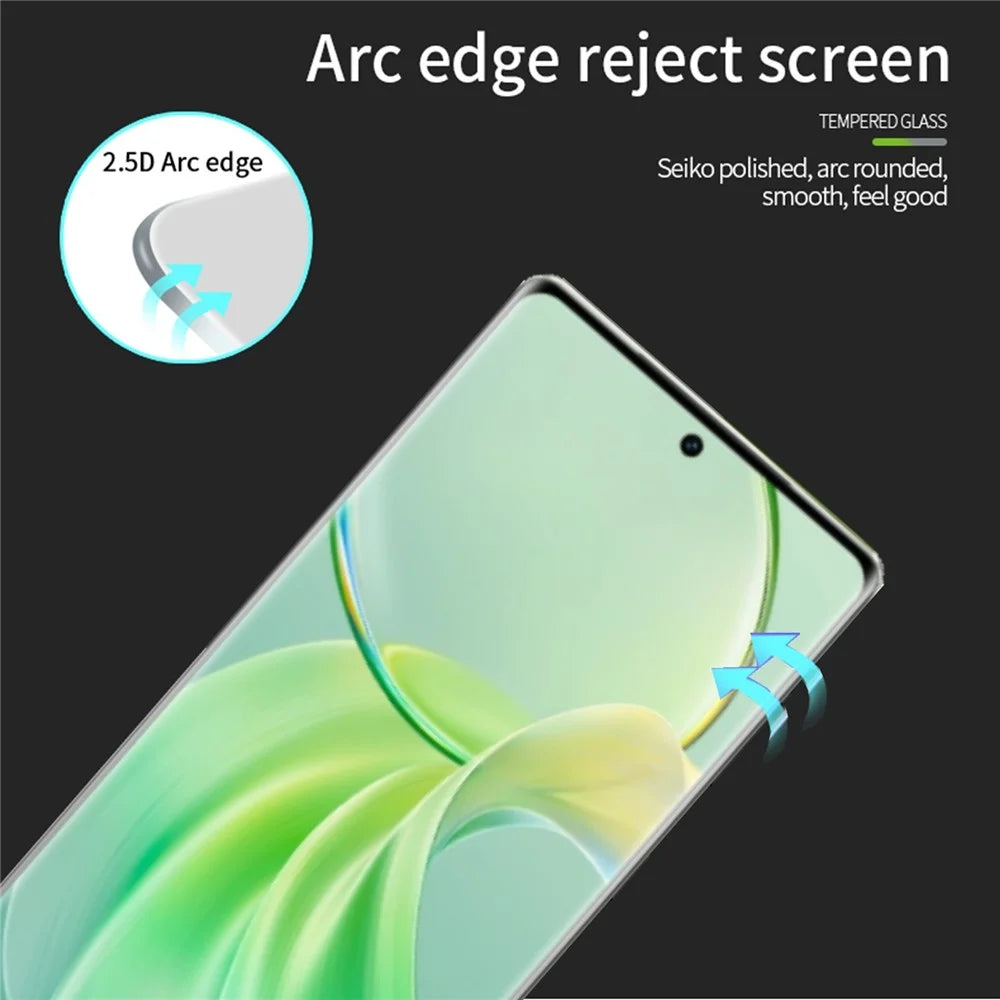 PINWUYO JK Tempered Glass Film Series-2 for vivo Y200 (India) 5G Clear High Aluminum-silicon Glass Screen Film Guard - 6