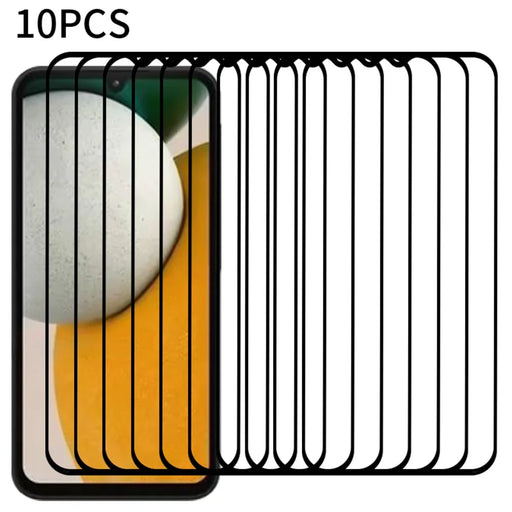 RURIHAI 10Pcs For Samsung Galaxy A15 4G Screen Protector Clear 2.5D High Aluminum-silicon Glass Anti-fingerprint Film - 1