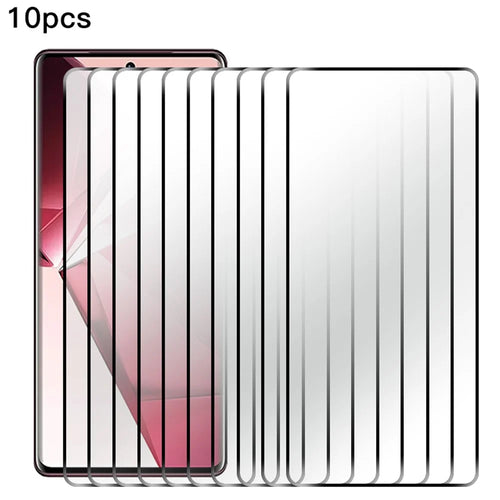 RURIHAI 10Pcs For vivo V29e (Global) 5G Screen Protector 2.5D 0.26mm Arc Edges High Aluminum-silicon Glass Protective Film - 1