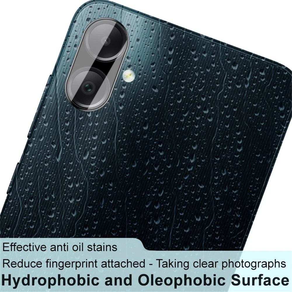 IMAK For Samsung Galaxy A05 4G Integrated Acrylic Lens Cap + Tempered Glass Rear Lens Film (Black Version) - 3
