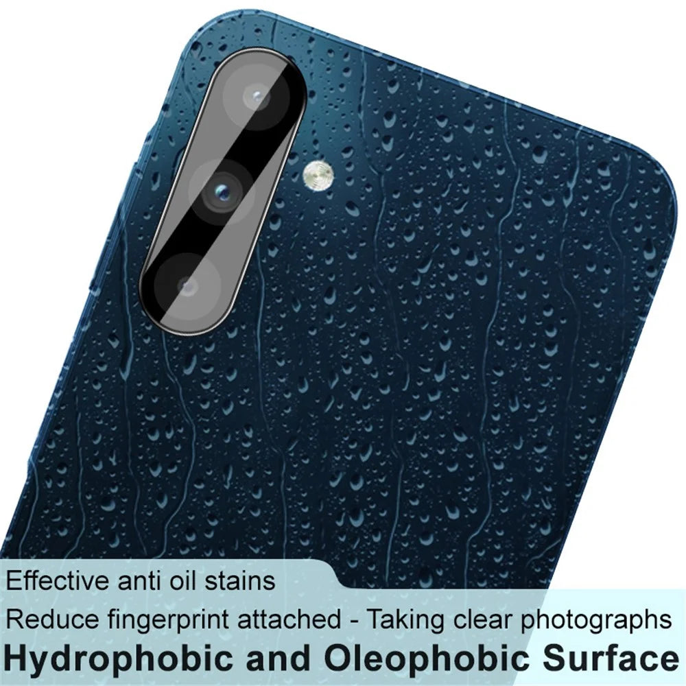 IMAK For Samsung Galaxy A15 5G Phone Lens Film Tempered Glass Lens Protector + Acrylic Lens Cap (Black Version) - 3