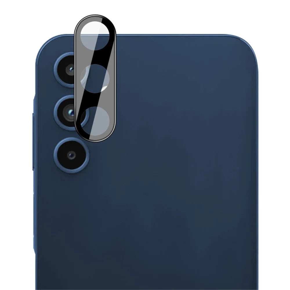IMAK For Samsung Galaxy A15 5G Phone Lens Film Tempered Glass Lens Protector + Acrylic Lens Cap (Black Version) - 5
