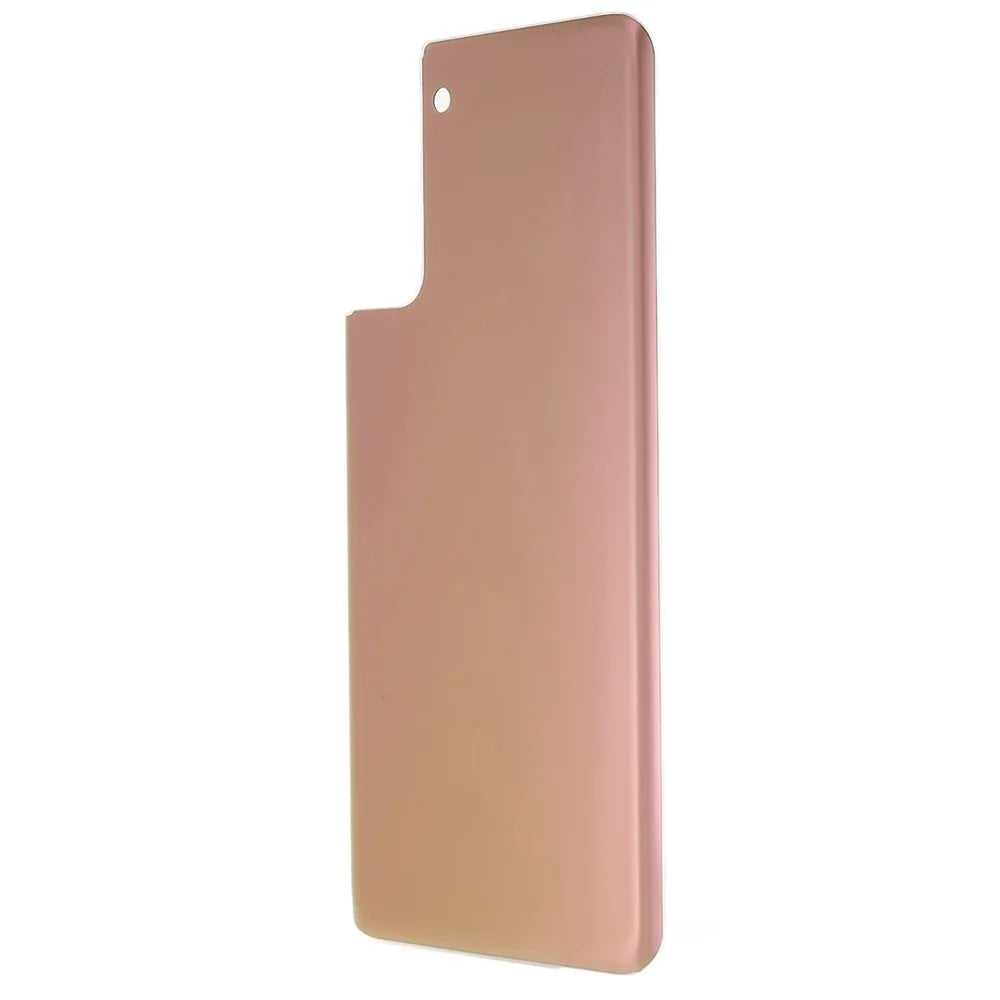 For Samsung Galaxy S21+ 5G G996 Battery Housing Cover with Adhesive Sticker (without Logo) - Pink - 2