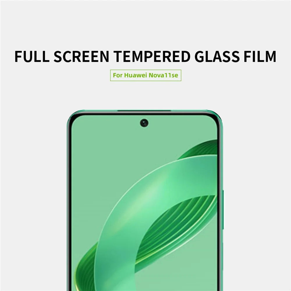 MOFI JK Tempered Glass Film Series-1 for Huawei nova 11 SE / nova 12 SE 4G Screen Protector High Aluminum-silicon Glass Full Glue Anti-explosion Film - 3