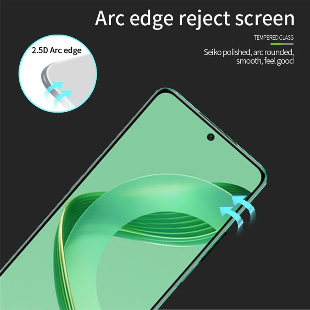 MOFI JK Tempered Glass Film Series-1 for Huawei nova 11 SE / nova 12 SE 4G Screen Protector High Aluminum-silicon Glass Full Glue Anti-explosion Film - 6