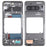 For Google Pixel 8 Pro GC3VE G1MNW OEM Middle Plate Frame Spare Part (without Logo) - Black - 1