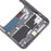 For Google Pixel 8 Pro GC3VE G1MNW OEM Middle Plate Frame Spare Part (without Logo) - Black - 4