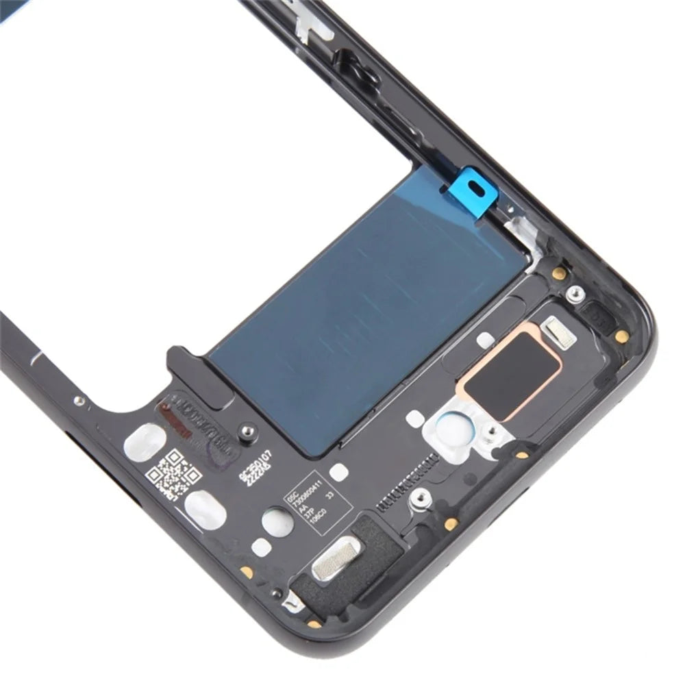 For Google Pixel 8 GKWS6 G9BQD OEM Middle Plate Frame Spare Part (without Logo) - Black - 4
