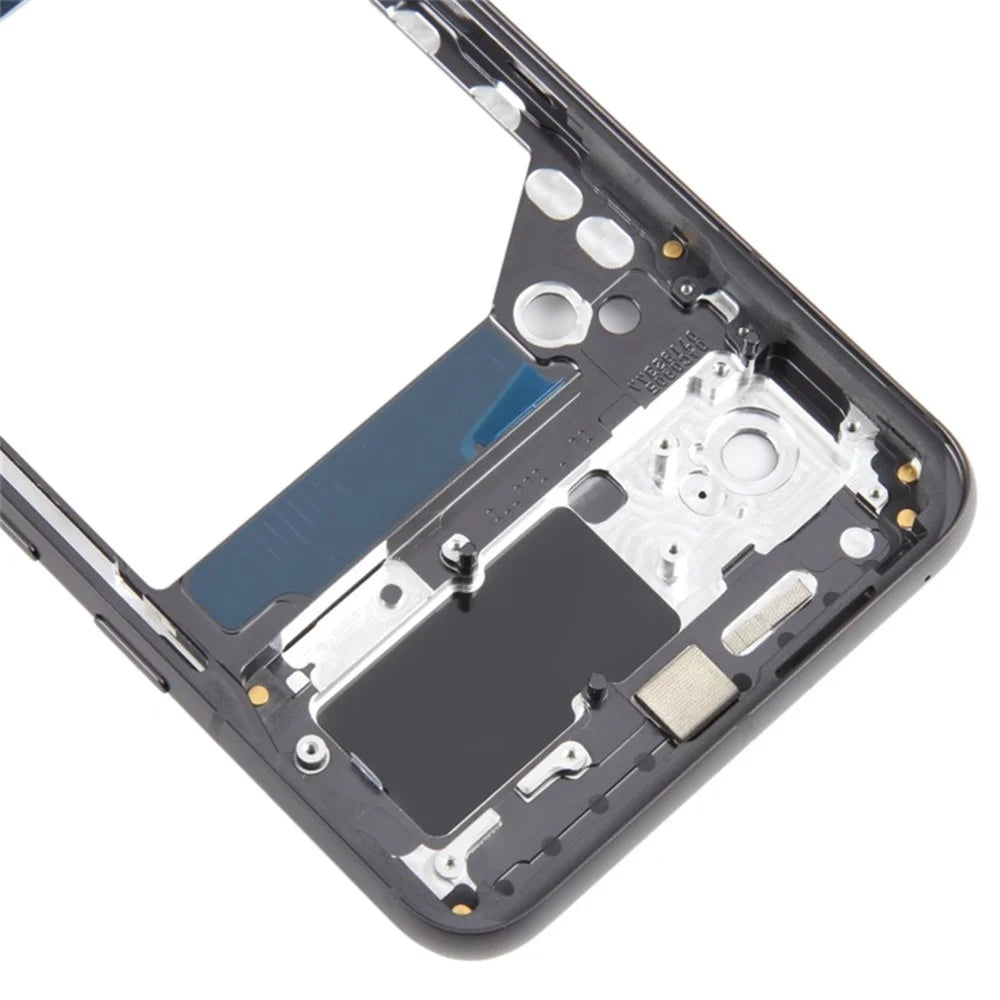For Google Pixel 8 GKWS6 G9BQD OEM Middle Plate Frame Spare Part (without Logo) - Black - 5