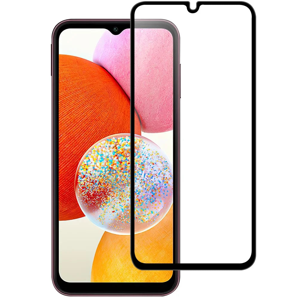 For Samsung Galaxy A15 4G AGC Tempered Glass with Black Edge Full Glue Full Coverage Screen Protector - 1