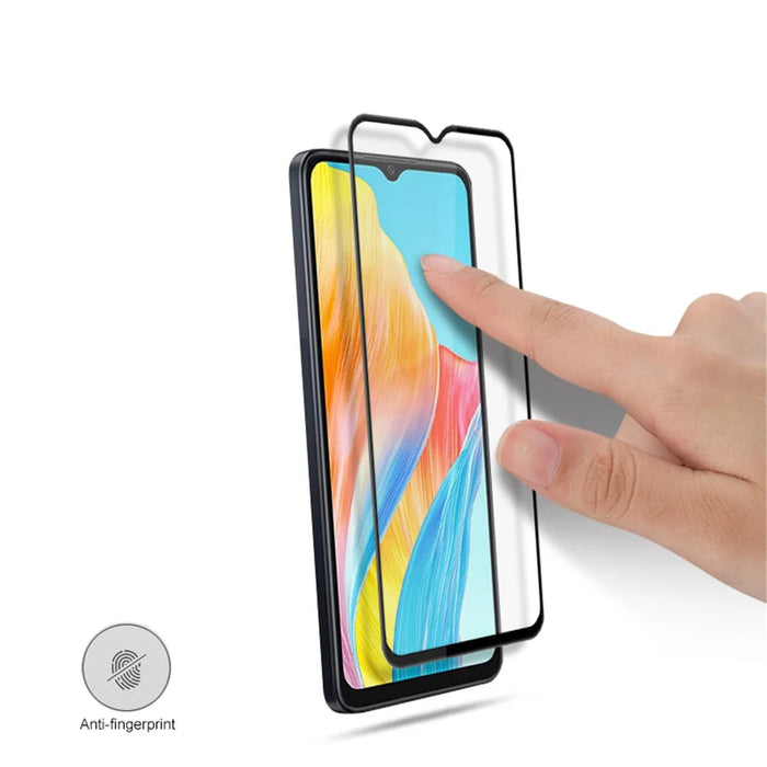 MOCOLO For Oppo A38 4G Screen Protector Full Coverage Silk Printing Tempered Glass Film - Black - 5