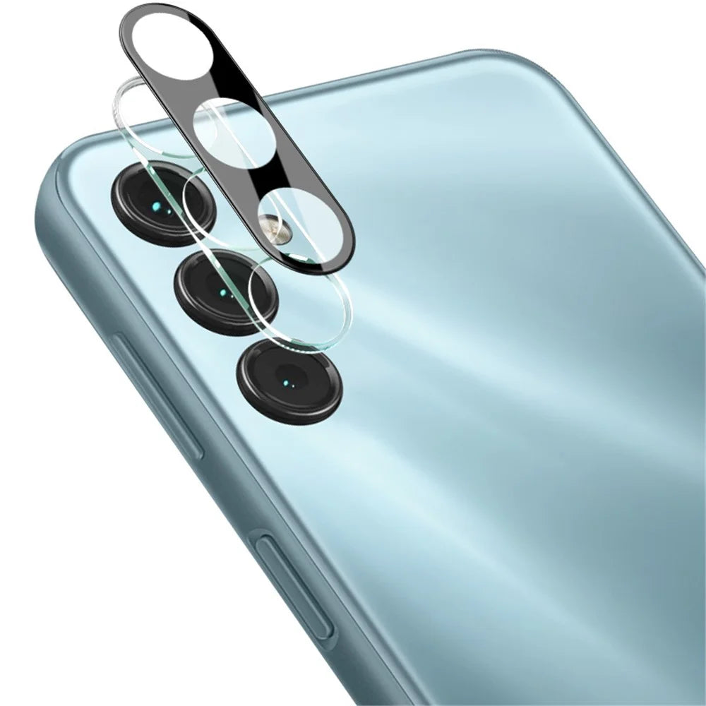 IMAK For Samsung Galaxy M34 5G / F34 5G Camera Lens Protector Integrated Acrylic Lens Cap + Tempered Glass Lens Film (Black Version) - 1