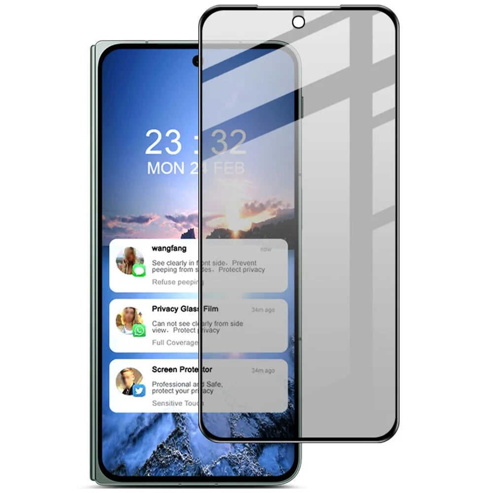 IMAK For Oppo Find N3 5G / OnePlus Open Anti-peep Tempered Glass Full Screen Protector - 1