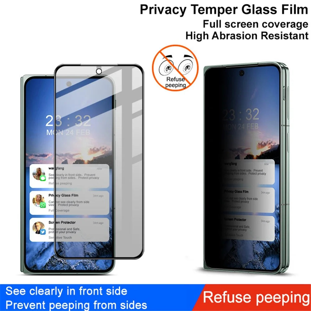 IMAK For Oppo Find N3 5G / OnePlus Open Anti-peep Tempered Glass Full Screen Protector - 2