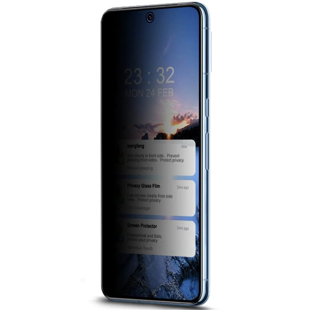 IMAK For Google Pixel 8 Pro Anti-spy Tempered Glass Screen Protector Full Cover Screen Film - 5