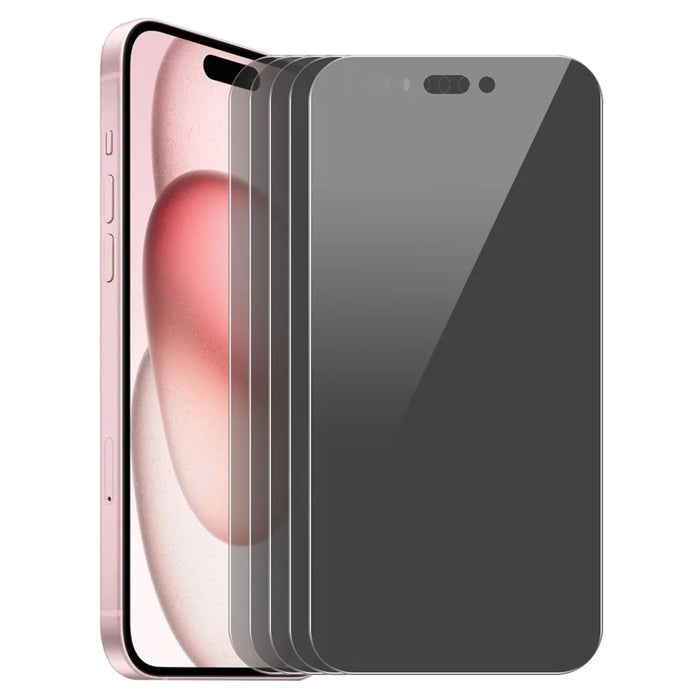 ENKAY HAT PRINCE 5Pcs For iPhone 15 Plus Screen Protector Anti-Spy Anti-glare High Aluminium-silicon Glass Film - 1