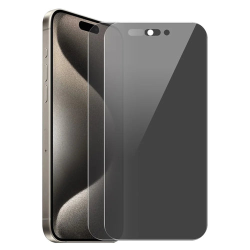 ENKAY HAT PRINCE 2Pcs For iPhone 15 Pro Full Screen Protector 28-Degree Anti-Spy Anti-Glare Film - 1