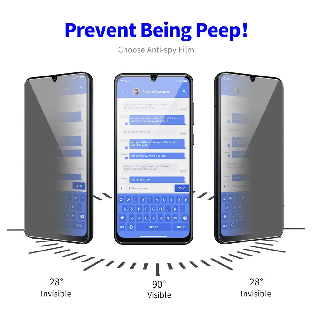ENKAY HAT PRINCE For Samsung Galaxy A05s 4G / A05 4G Full Screen Protector Anti-Peep Explosion-Proof Film - 3