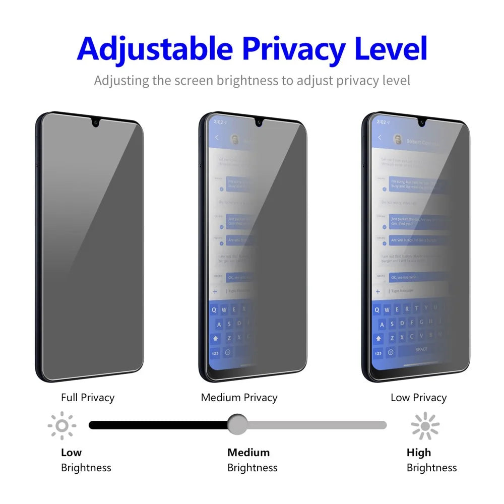 ENKAY HAT PRINCE For Samsung Galaxy A05s 4G / A05 4G Full Screen Protector Anti-Peep Explosion-Proof Film - 4
