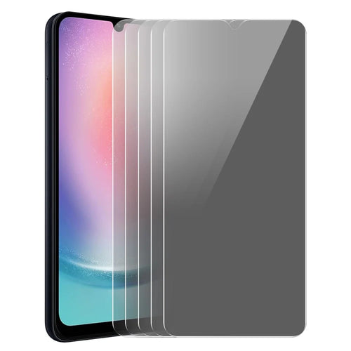 ENKAY HAT PRINCE 5Pcs For Samsung Galaxy A24 4G (162.1 x 77.6 x 8.3mm) Screen Protector Anti-Peep High Aluminium-silicon Glass Film - 1