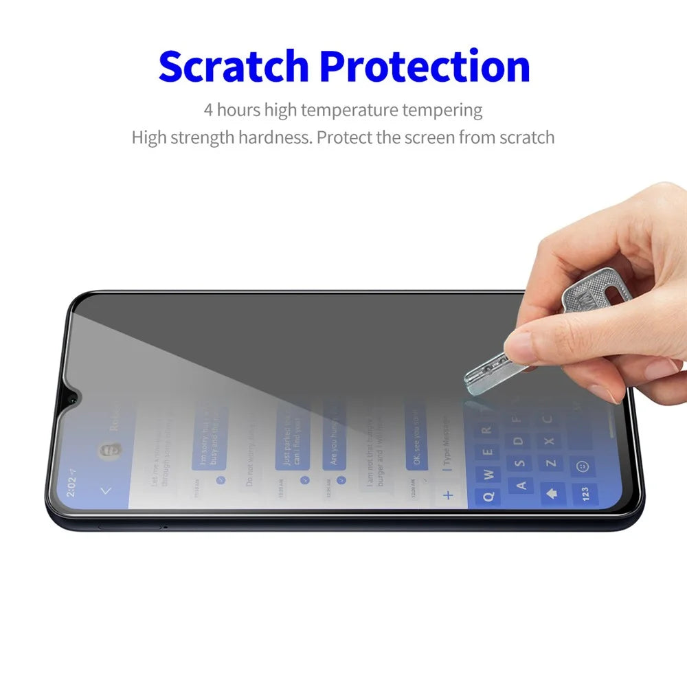 ENKAY HAT PRINCE 2Pcs For Samsung Galaxy A24 4G (162.1 x 77.6 x 8.3mm) Anti-Spy High Aluminium-silicon Glass Film Anti-Glare Screen Protector - 5