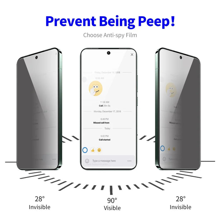 ENKAY HAT PRINCE 5Pcs For Google Pixel 8 Pro Full Screen Protector 28-Degree Anti-Peep Screen Film - 3