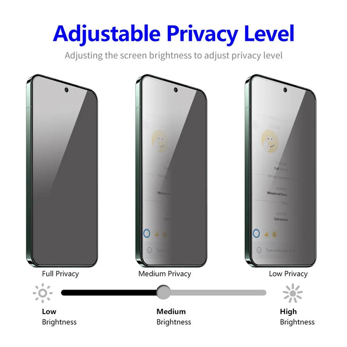 ENKAY HAT PRINCE 2Pcs for Google Pixel 8 Full Coverage Screen Protector 28-degree Privacy Tempered Glass Film - 4