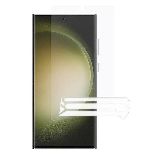 Screen Protector for Samsung Galaxy S24 Ultra Hydrogel Film Transparent Soft TPU Full Covering Screen Protector - 1