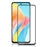 AMORUS For Oppo A58 4G Tempered Glass Film Anti-explosion Full Cover Screen Protector - Black - 1