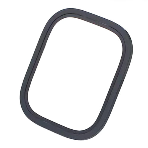 For Apple Watch Ultra 3 / Ultra 2 / Ultra 49mm Screen Protector with Titanium Alloy Frame High Aluminum-silicon Glass Film - Black - 1