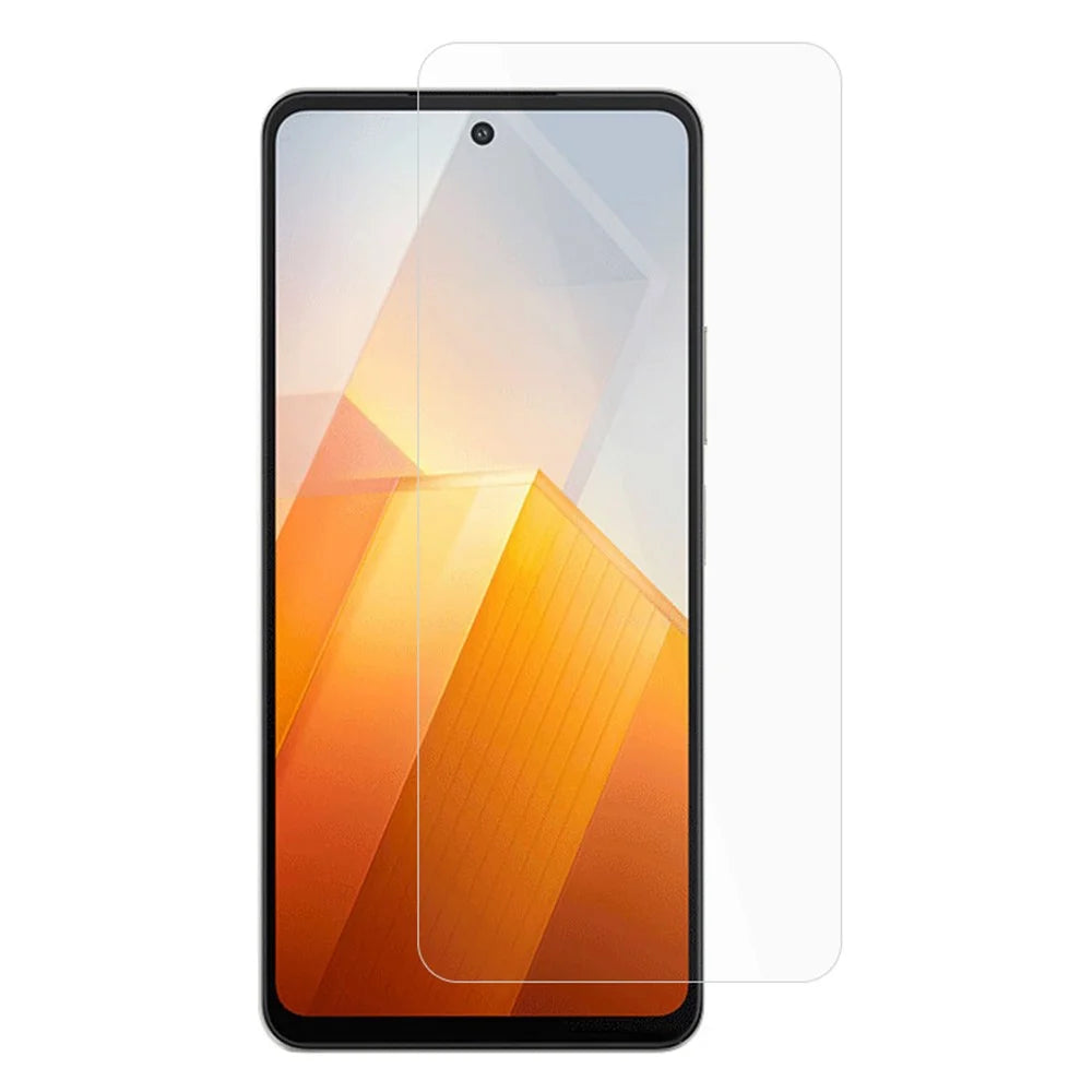 For vivo iQOO Z8x 5G Tempered Glass Screen Protector 0.3mm Arc Edge High Definition Film - 1